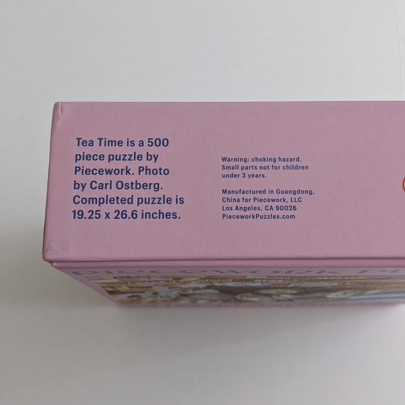 Piecework Tea Time 500 Piece Puzzle - Picture 3 of 4